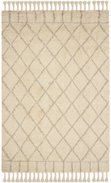 Safavieh Casablanca 6'-0" x 9'-0" Rug in Ivory / Light Grey