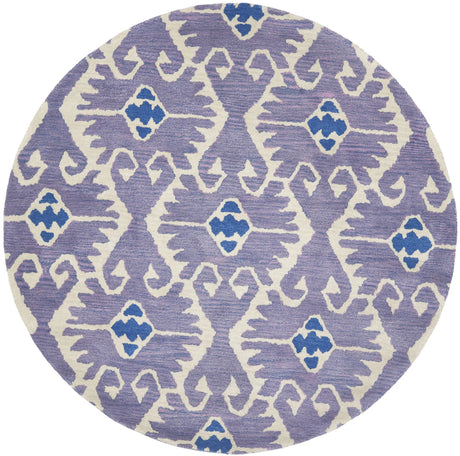 Safavieh Wyndham 5'-0" x 5'-0" Rug in Lavander / Ivory