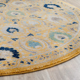 Safavieh Evoke 6'-7" x 6'-7" Rug in Gold / Ivory