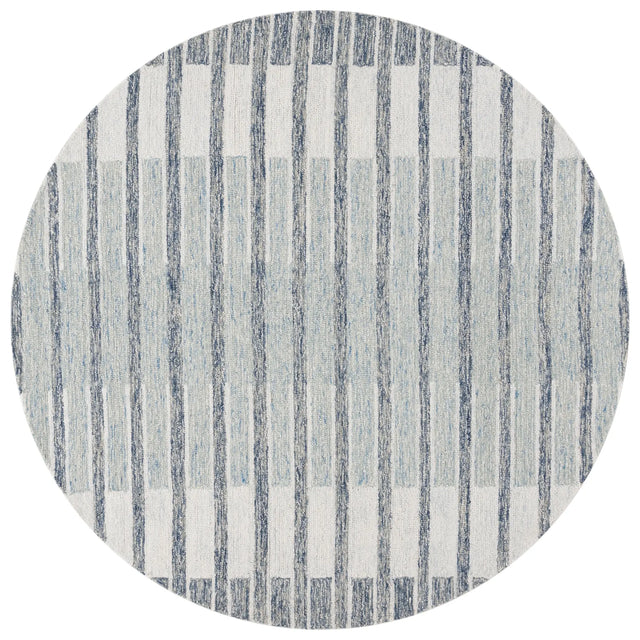 Safavieh Ebony 6'-0" x 6'-0" Rug in Ivory / Blue