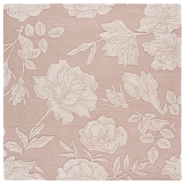 Safavieh Glamour 6'-0" x 6'-0" Rug in Light Pink / Ivory