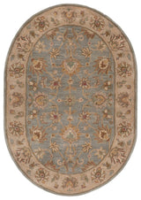 Safavieh Heritage 4'-6" x 6'-6" Rug in Blue / Beige