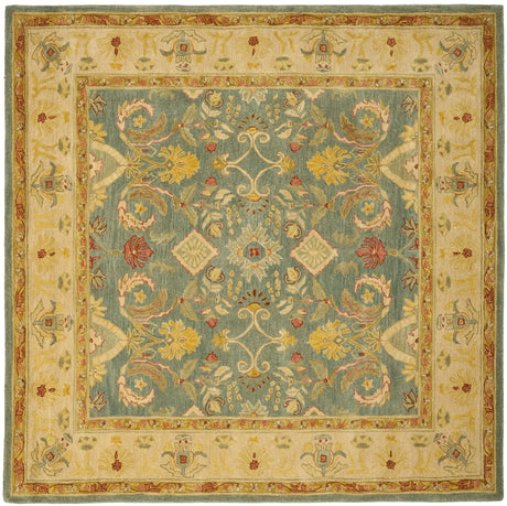 Safavieh Anatolia 8'-0" x 8'-0" Rug in Light Blue / Ivory