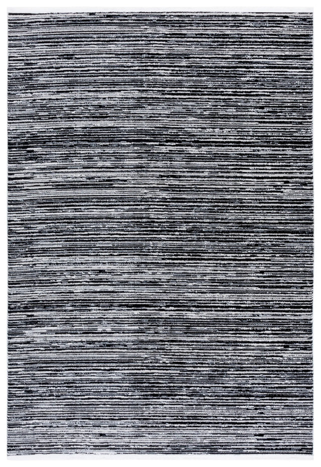 Safavieh Mila 4'-0" x 6'-0" Rug in Black / Ivory