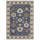 Oriental Weavers Sphinx HASTINGS HA06Z Blue Floral Rugs - main flat