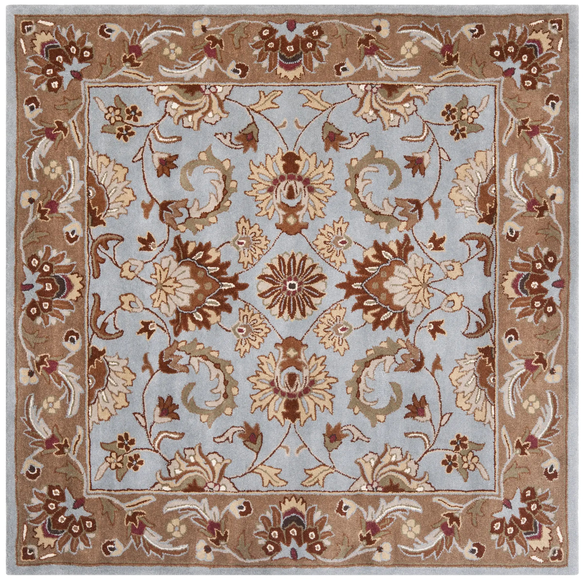 Safavieh Heritage 6'-0" x 6'-0" Rug in Blue / Beige