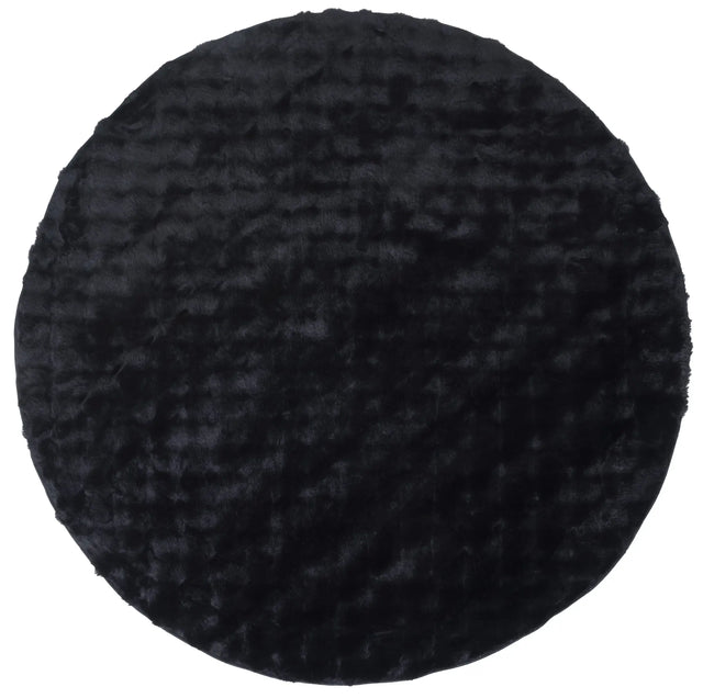 Safavieh Faux Rabbit Bubble 100 6'-0" x 6'-0" Rug in Black