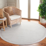 Safavieh Continental 6'-7" x 6'-7" Rug in Light Grey / Dark Grey