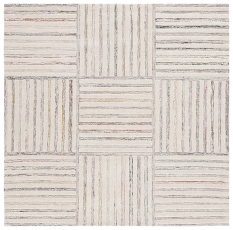 Safavieh Metro 6'-0" x 6'-0" Rug in Red / Ivory