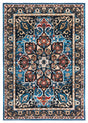 Safavieh Riviera 4'-5" x 6'-0" Rug in Blue / Black