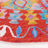 Safavieh Aspen 7'-0" x 7'-0" Rug in Red / Ivory