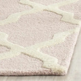 Safavieh Cambridge 2'-6" x 10'-0" Rug in Light Pink / Ivory