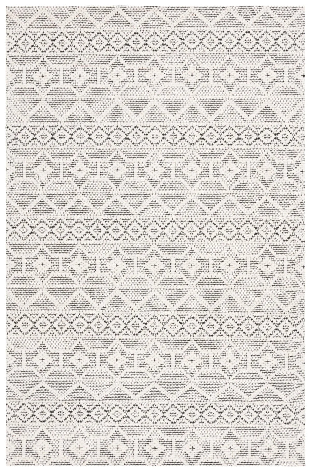Safavieh Marbella 4'-0" x 6'-0" Rug in Grey / Ivory