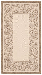 Safavieh Courtyard 2'-0" x 3'-7" Rug in Natural / Brown