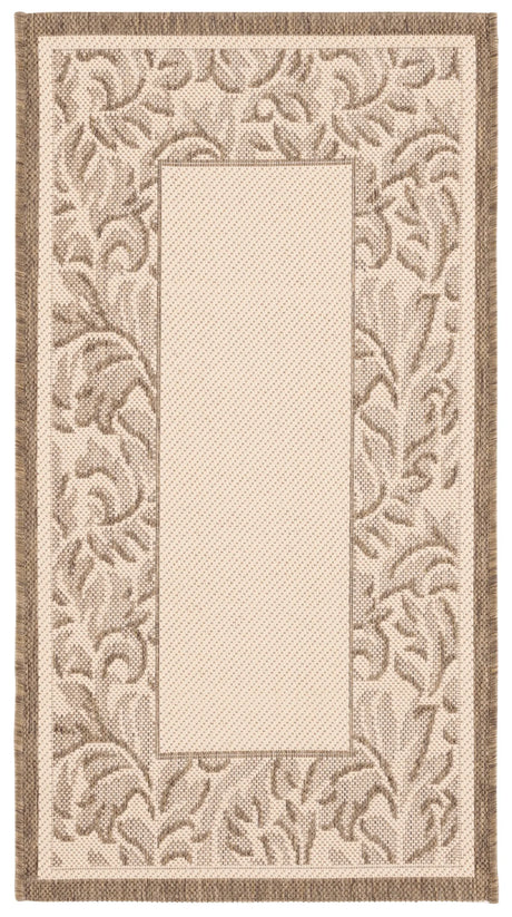 Safavieh Courtyard 2'-0" x 3'-7" Rug in Natural / Brown