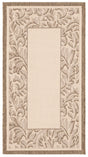 Safavieh Courtyard 2'-0" x 3'-7" Rug in Natural / Brown