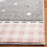 Safavieh Carousel Kids 100 4'-0" x 6'-0" Rug in Pink / Ivory