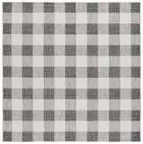 Safavieh Courtyard 6'-7" x 6'-7" Rug in Grey / Dark Grey