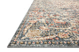 Loloi Saban Sab-02 Blue/Spice Rugs - rug corner