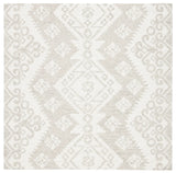 Safavieh Micro-Loop 5'-0" x 5'-0" Rug in Ivory / Beige