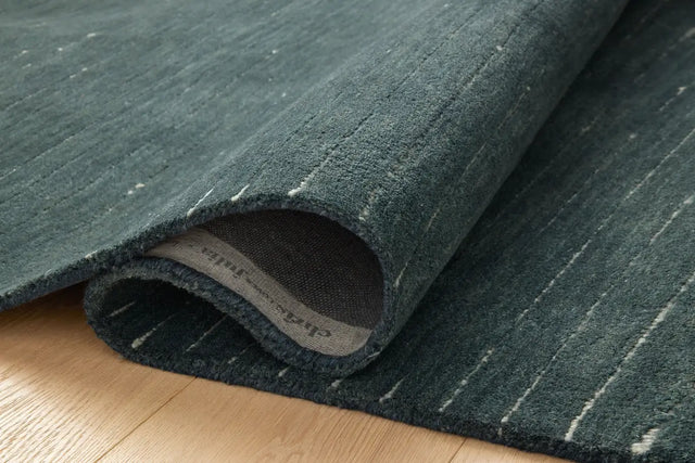 Chris Loves Julia x Loloi Henry HEY-01 Denim / Ivory Rug - pile height