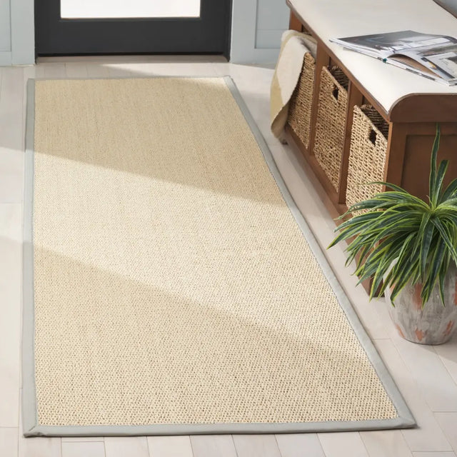 Safavieh Natural Fiber 2'-6" x 8'-0" Rug in Marble / Beige