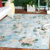Safavieh Barbados 500 4'-0" x 6'-0" Rug in Light Blue / Green