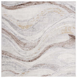 Safavieh Palma 6'-7" x 6'-7" Rug in Beige / Brown