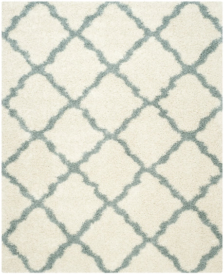 Safavieh Sgd-Dallas Shag 10'-0" x 14'-0" Rug in Ivory / Light Blue