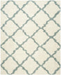 Safavieh Sgd-Dallas Shag 10'-0" x 14'-0" Rug in Ivory / Light Blue