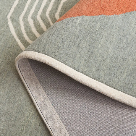 Safavieh Rodeo Drive 4'-0" x 6'-0" Rug in Grey / Rust