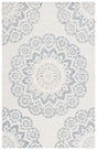 Safavieh Blossom 4'-0" x 6'-0" Rug in Ivory / Blue