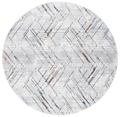Safavieh Sonoma 6'-7" x 6'-7" Rug in Ivory / Grey