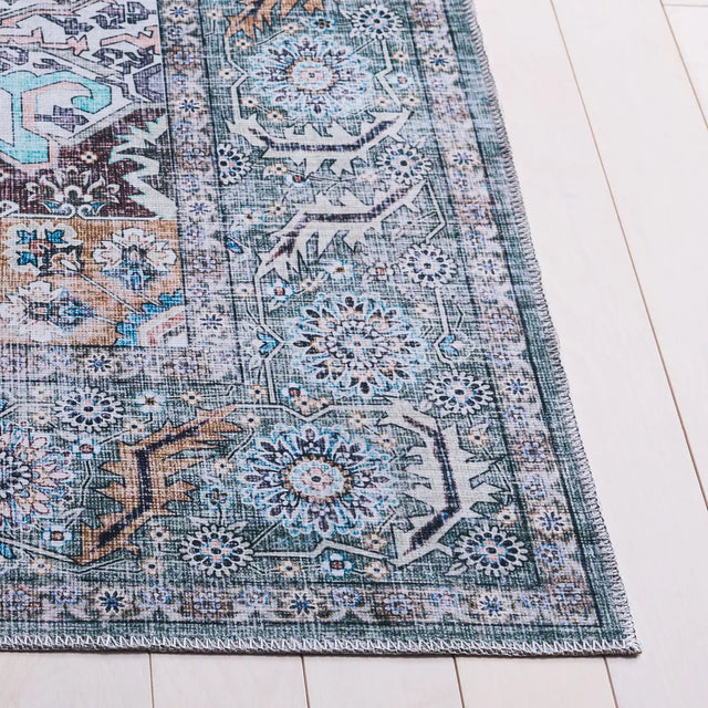 Safavieh Arizona 4'-0" x 6'-0" Rug in Copper / Green