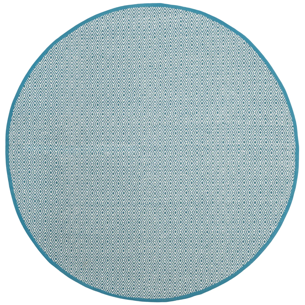 Safavieh Montauk 6'-0" x 6'-0" Rug in Ivory / Turquoise