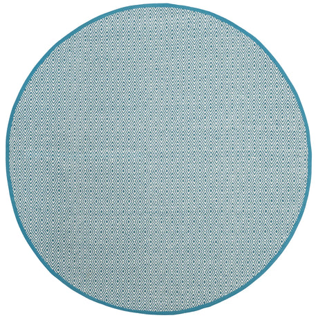 Safavieh Montauk 6'-0" x 6'-0" Rug in Ivory / Turquoise
