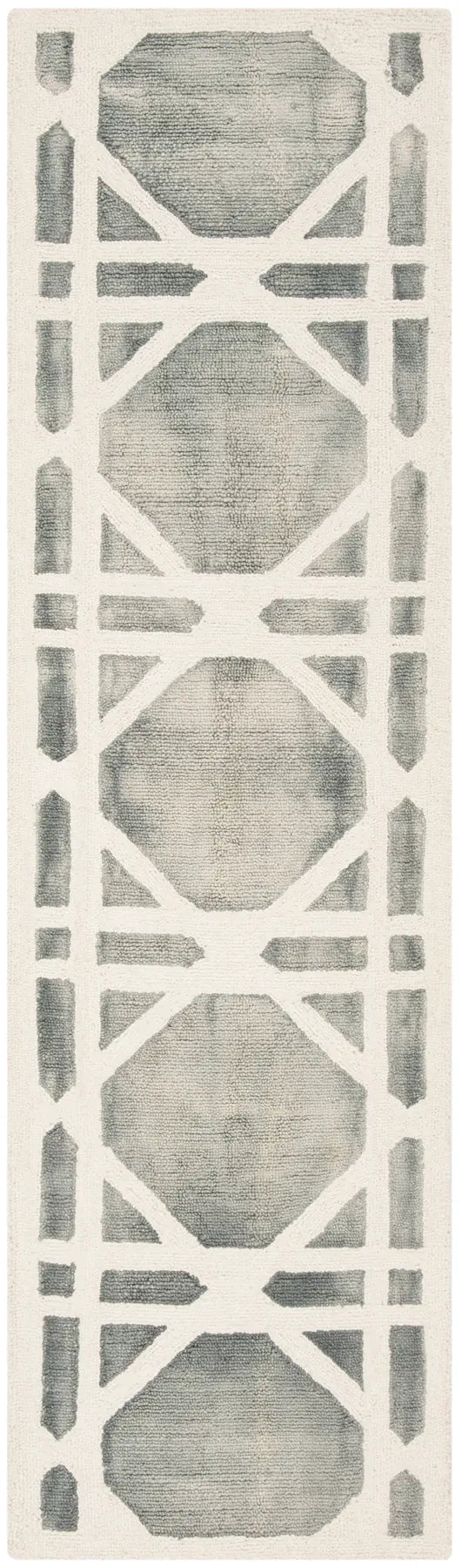 Safavieh Dip Dye 2'-3" x 10'-0" Rug in Ivory / Grey