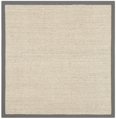Safavieh Natural Fiber 4'-0" x 4'-0" Rug in Marble / Grey