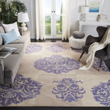 Safavieh Wyndham 8'-0" x 10'-0" Rug in Beige / Lavander