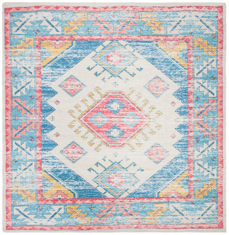 Safavieh Saffron 6'-0" x 6'-0" Rug in Cream / Blue