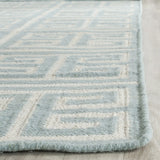Safavieh Dhurries 3'-0" x 5'-0" Rug in Blue / Ivory