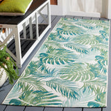 Safavieh Barbados 500 2'-8" x 10'-5" Rug in Green / Teal