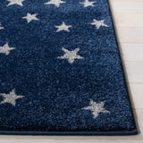 Safavieh Carousel Kids 100 4'-0" x 6'-0" Rug in Navy / Grey