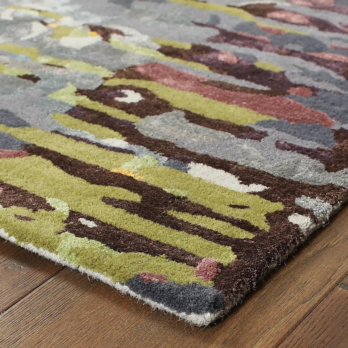 Oriental Weavers Sphinx Galaxy 21907 Multi / Grey Rugs - corner detail