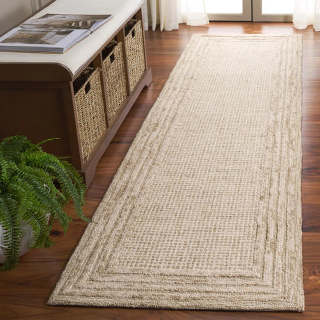 Safavieh Ebony 2'-3" x 9'-0" Rug in Light Green / Beige