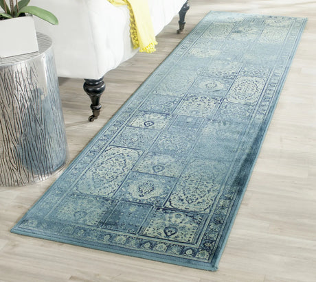 Safavieh Vintage 2'-2" x 10'-0" Rug in Turquoise / Multi