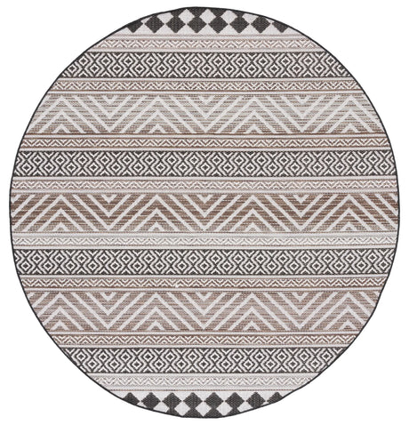 Safavieh Havana 6'-7" x 6'-7" Rug in Light Brown / Black