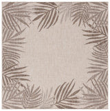 Safavieh Beach House 6'-7" x 6'-7" Rug in Beige / Brown