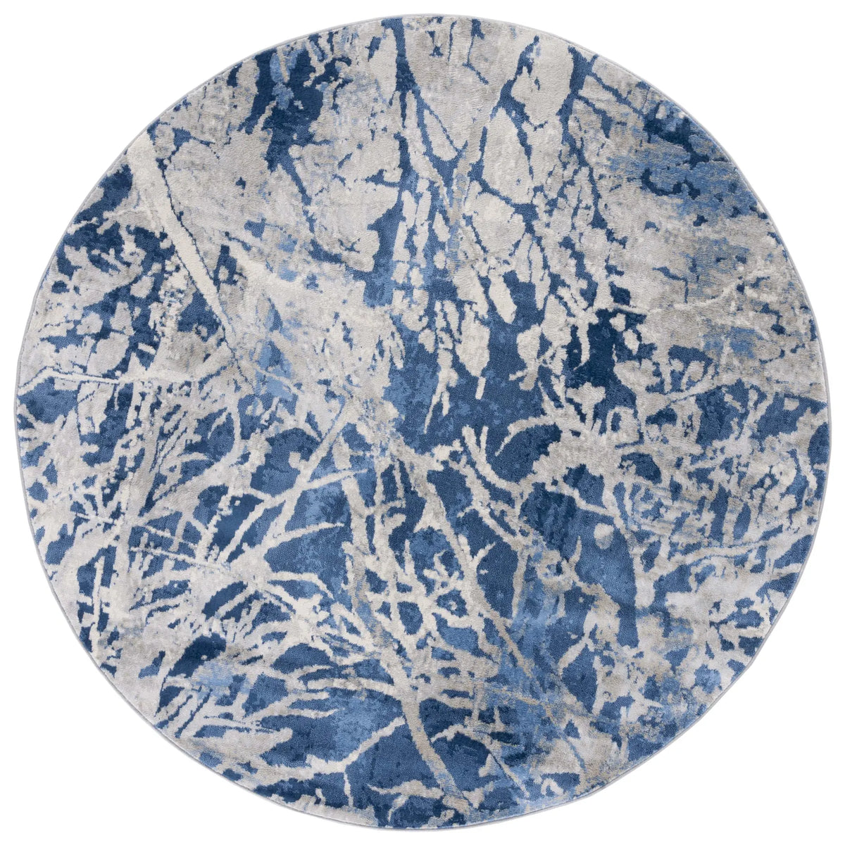 Safavieh Jasper 100 6'-7" x 6'-7" Rug in Navy / Ivory