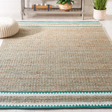 Safavieh Natural Fiber 4'-0" x 6'-0" Rug in Natural / Green